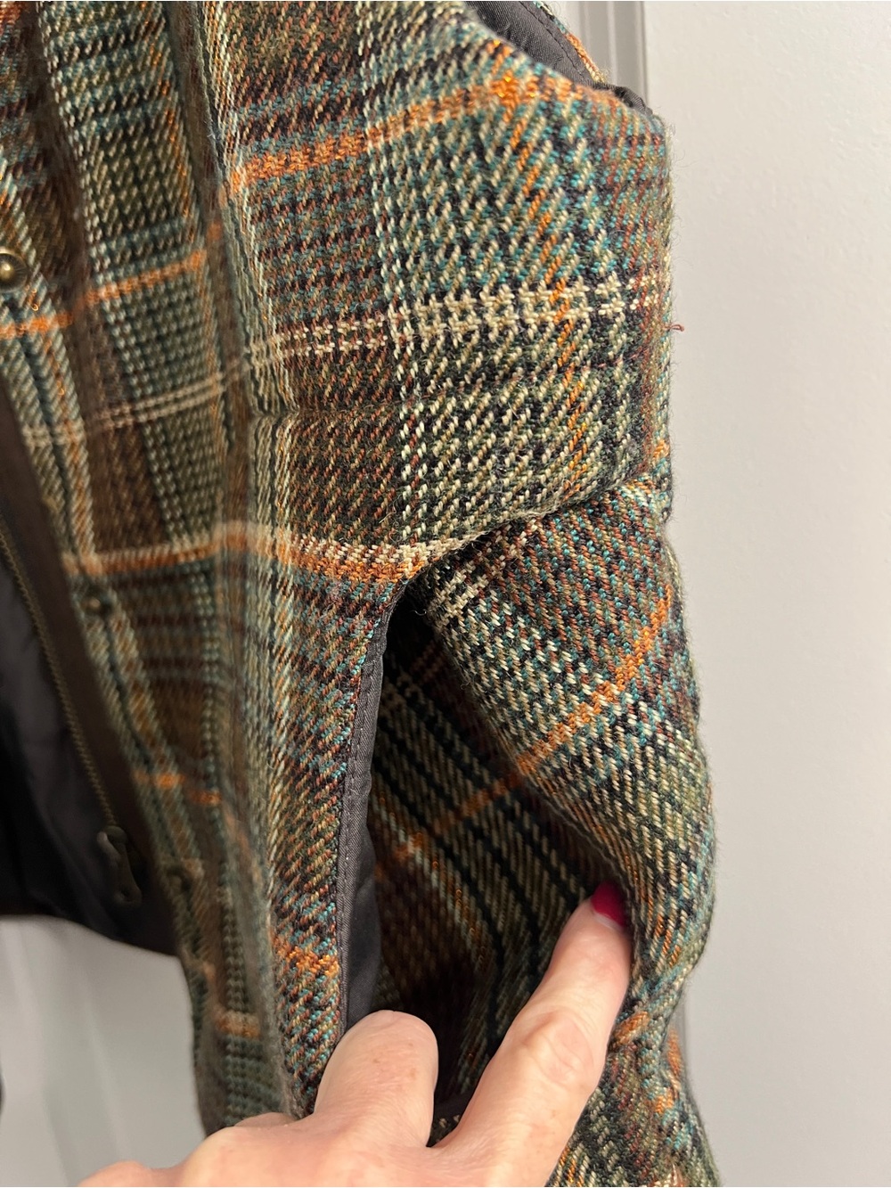BB Dakota Classic Academia Plaid Quilted Vest- XS/S - Picture 9 of 15